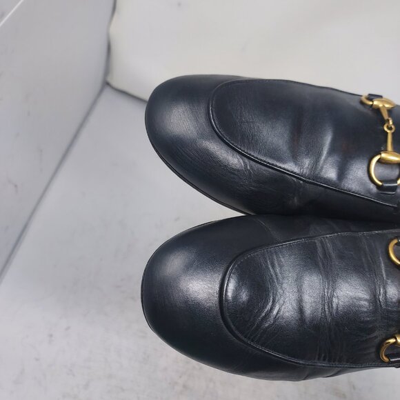 Gucci Black Horsebit Princetown Slide Mule - Picture 10 of 10
